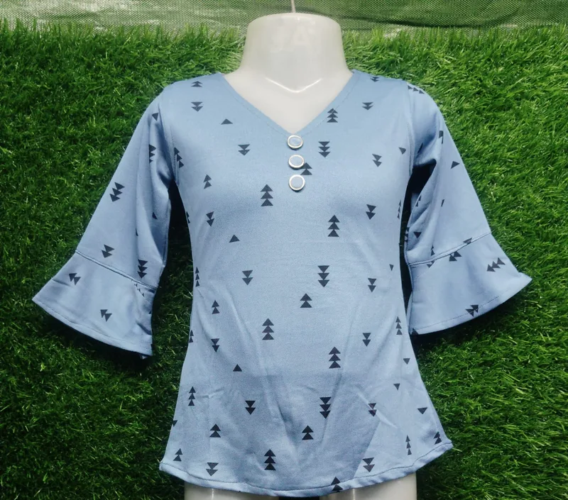Women's Cotton Print Top