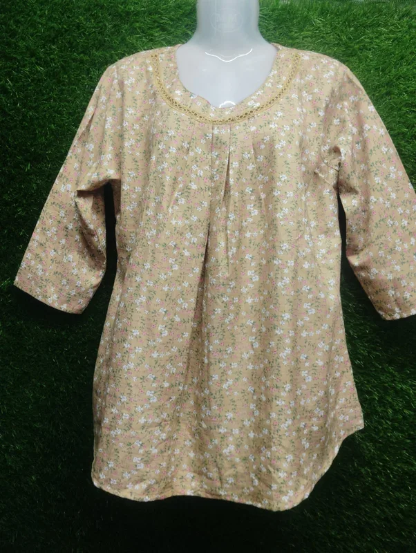 Floral Beige Top