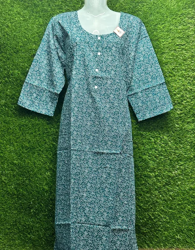 Women's Cotton Long Sleeves Tunic Top